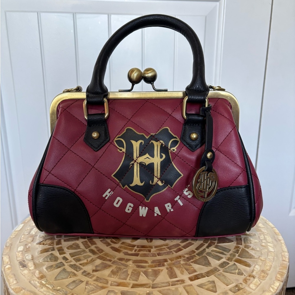 Red & Black Hogwarts Harry Potter Quilted Handbag